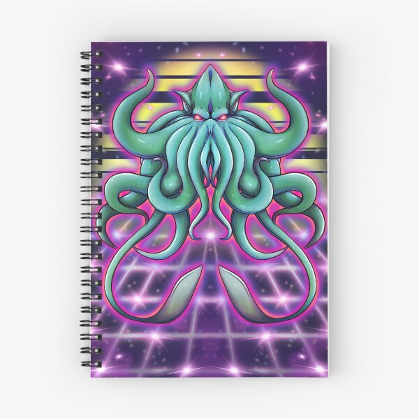 Item preview, Synthwave Cephalopod designed and sold by Noxcy.