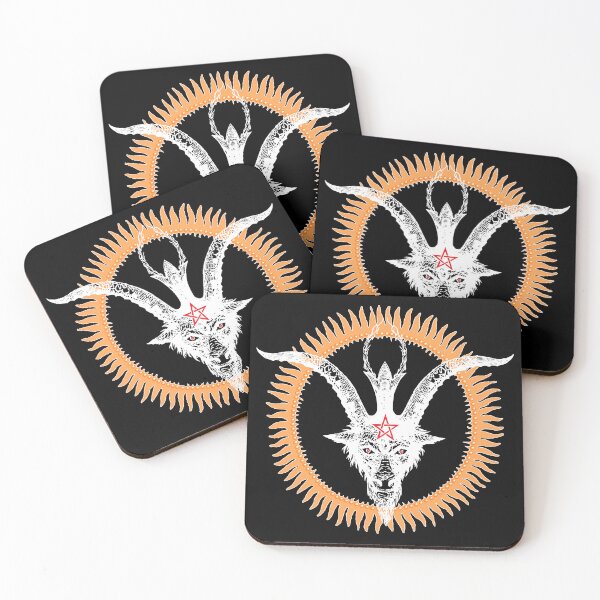 Item preview, white baphomet 4 designed and sold by crileybell.