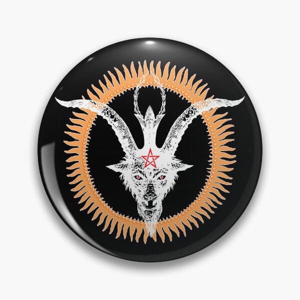 Item preview, white baphomet 4 designed and sold by crileybell.