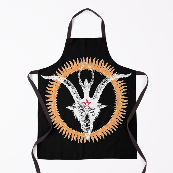 Item preview, white baphomet 4 designed and sold by crileybell.
