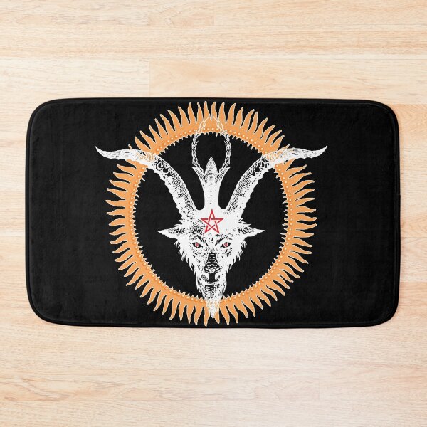 Item preview, white baphomet 4 designed and sold by crileybell.