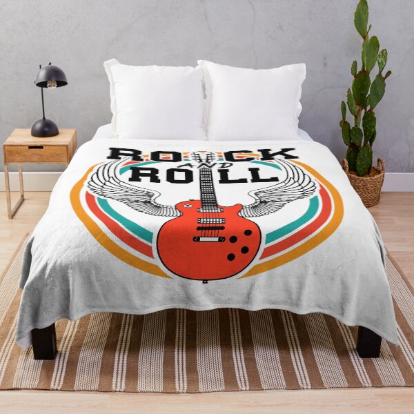 Item preview, Vintage Retro Distressed 80s Rock & Roll Music Guitar with Wings designed and sold by wingstar.