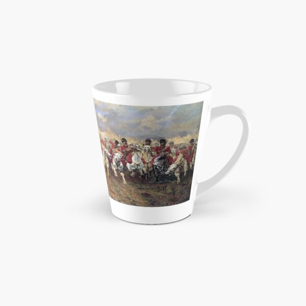 Scotland Forever! 1881, Battle of Waterloo, Lady Butler, Charge of the Royal Scots Greys. Tall Mug