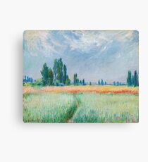 Claude Monet - The Wheat Field Canvas Print
