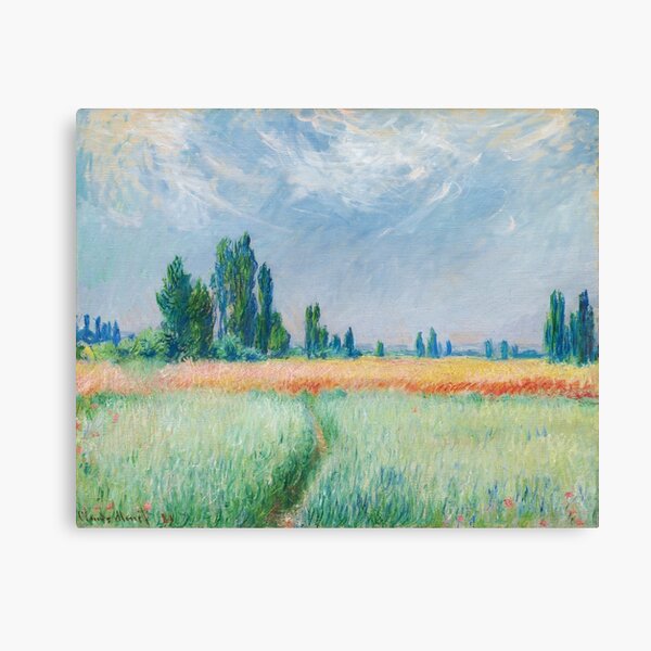 Claude Monet - The Wheat Field Canvas Print