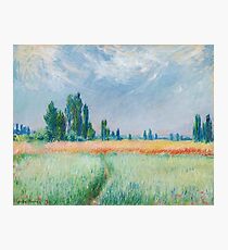 Claude Monet - The Wheat Field Photographic Print