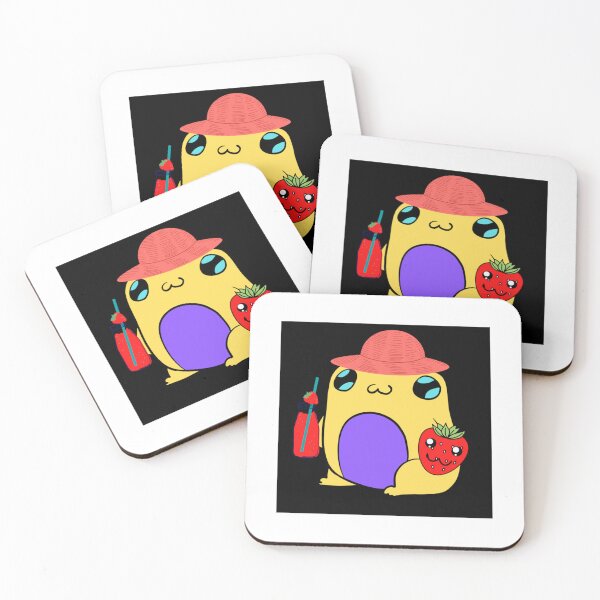 Item preview, Frog with a strawberry                                      designed and sold by takakamiyama.