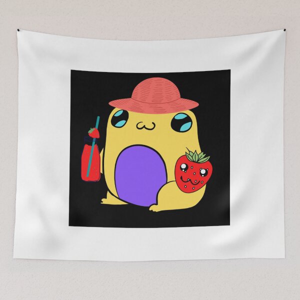 Item preview, Frog with a strawberry                                      designed and sold by takakamiyama.