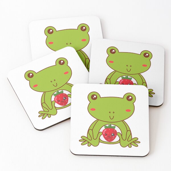 Item preview, Frog with a Strawberry                                   designed and sold by takakamiyama.