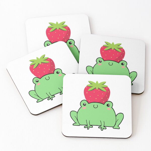 Item preview, Frog with a Strawberry                                  designed and sold by takakamiyama.