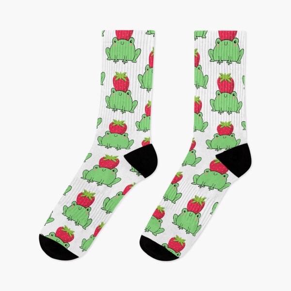 Item preview, Frog with a Strawberry                                  designed and sold by takakamiyama.