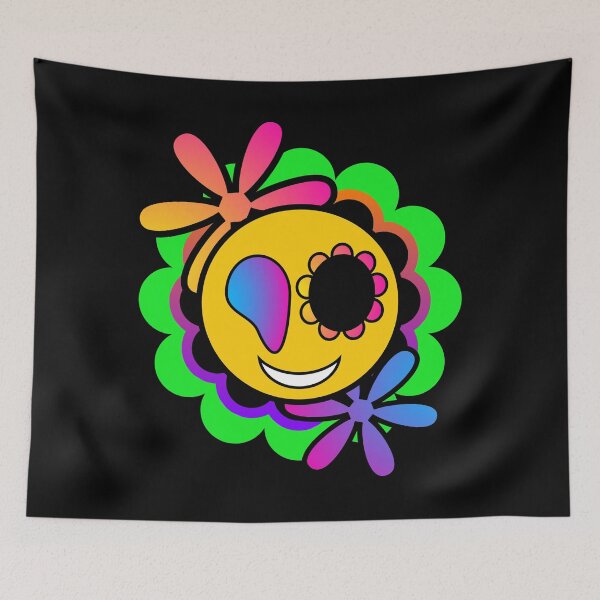 Item preview, Trippy Flower Emote designed and sold by starma.