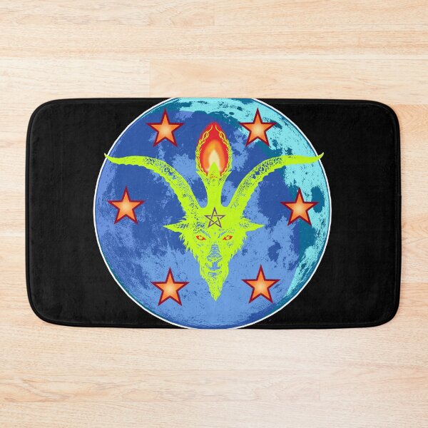 Item preview, green baphomet 1 designed and sold by crileybell.