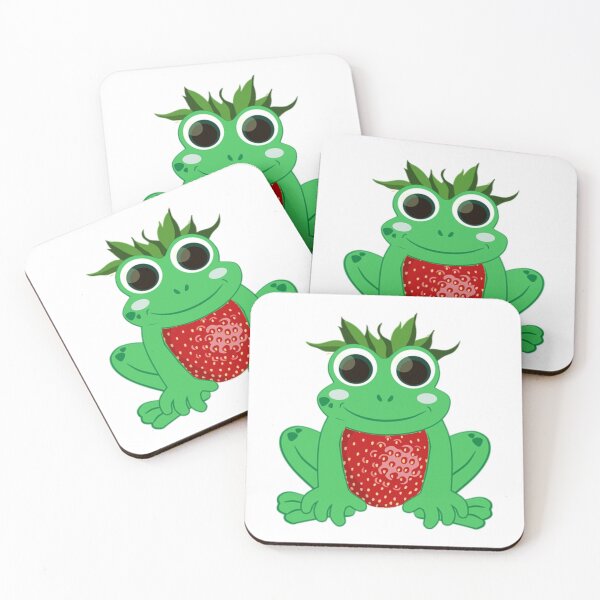 Item preview, Frog With A Strawberry - cool funny frog   designed and sold by takakamiyama.