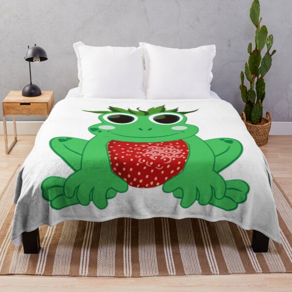 Item preview, Frog With A Strawberry - cool funny frog designed and sold by takakamiyama.