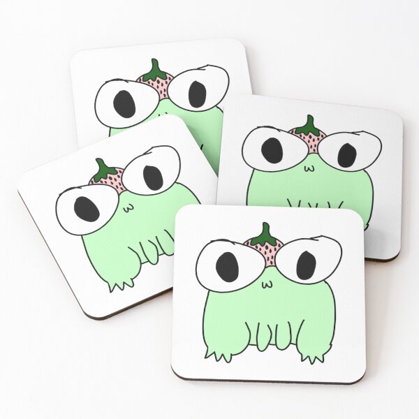 Item preview, Frog With a Strawberry Hat     designed and sold by takakamiyama.