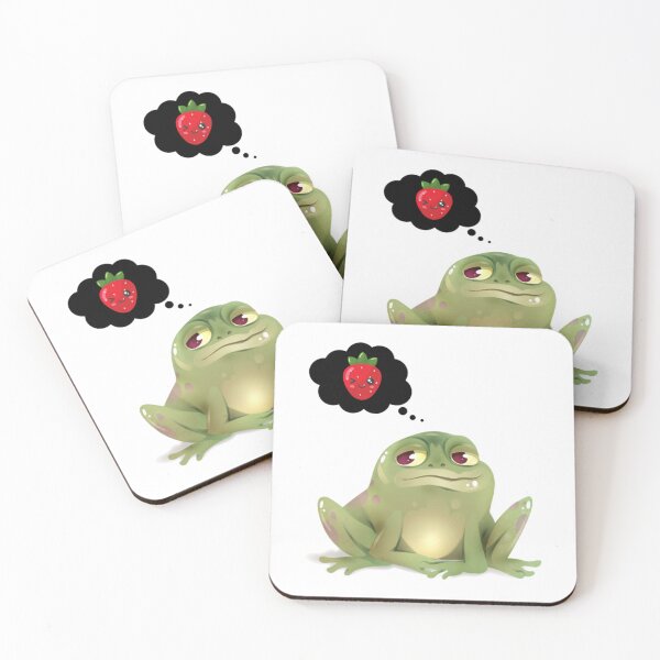 Item preview, Frog With A Strawberry designed and sold by takakamiyama.