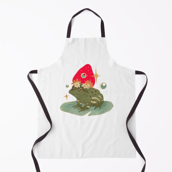Item preview, Frog with a strawberry hat   designed and sold by takakamiyama.