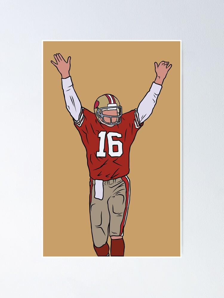 Joe Montana, 1995 MVP Poster, San Francisco 49ers, 18 x 24