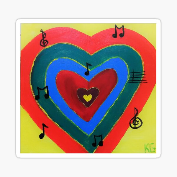Love of Music Sticker