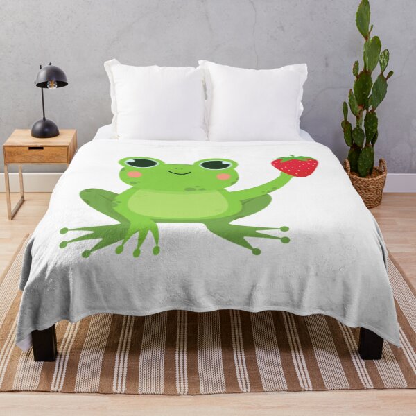 Item preview, Frog with a Strawberry designed and sold by takakamiyama.