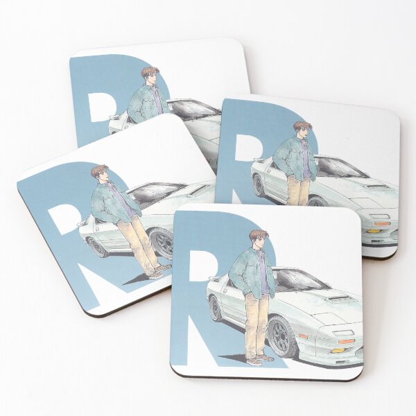 Item preview, Initial D - Takahashi Manga Style Mazda FC RX-7 designed and sold by nerdZmarket.