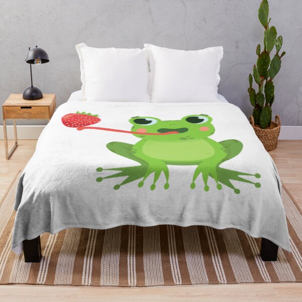 Item preview, Frog with a Strawberry                  designed and sold by takakamiyama.