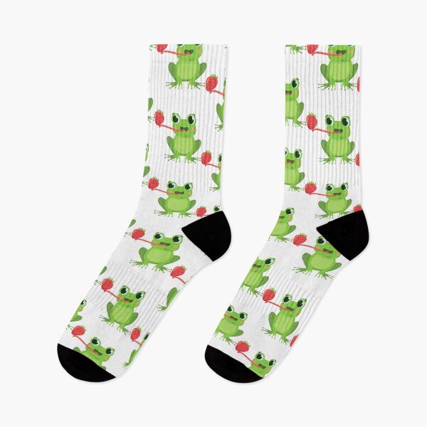 Item preview, Frog with a Strawberry                  designed and sold by takakamiyama.