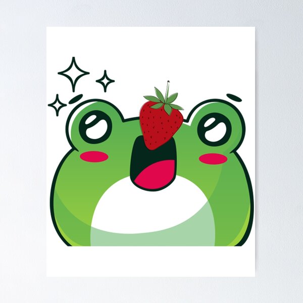 Item preview, Frog With A Strawberry      designed and sold by takakamiyama.