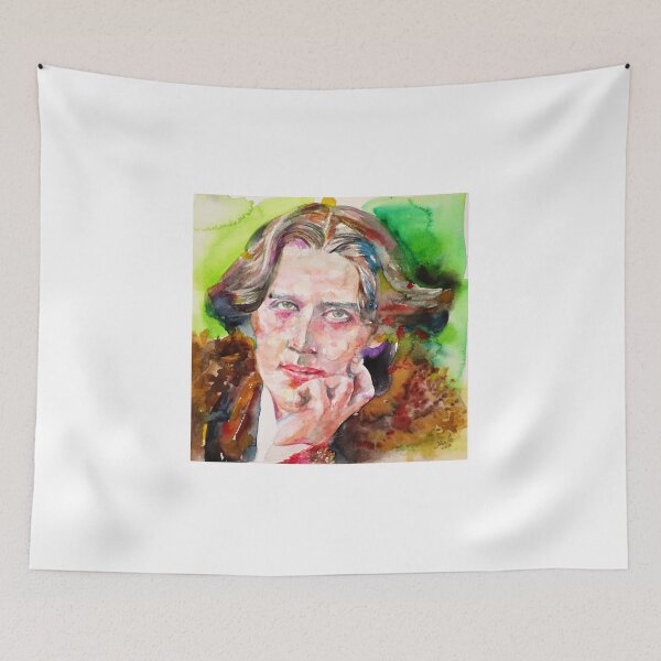 Aperçu de l'œuvre OSCAR WILDE - portrait à l'aquarelle.24 créée et vendue par lautir.