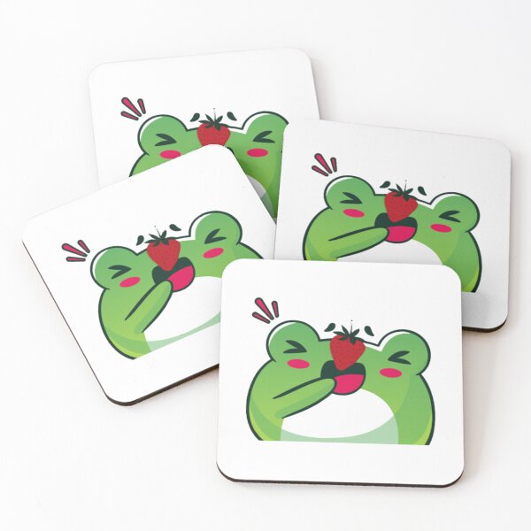 Item preview, Frog With a Strawberry   designed and sold by takakamiyama.