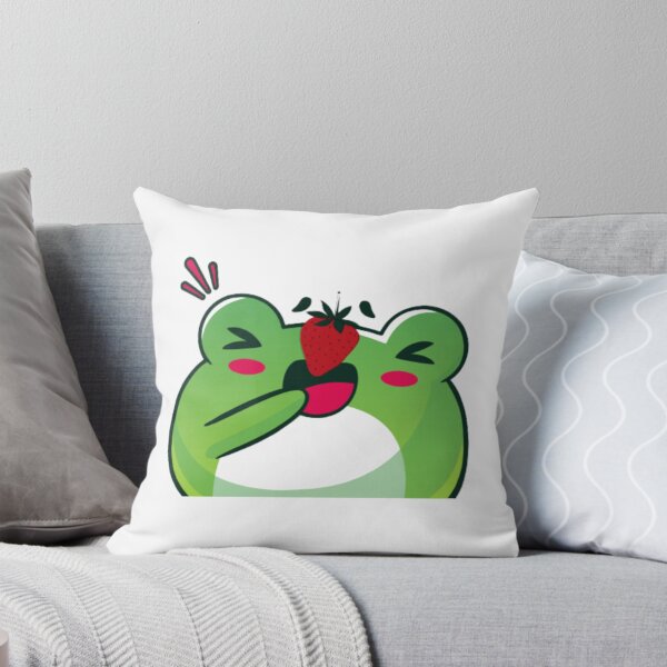 Item preview, Frog With a Strawberry   designed and sold by takakamiyama.