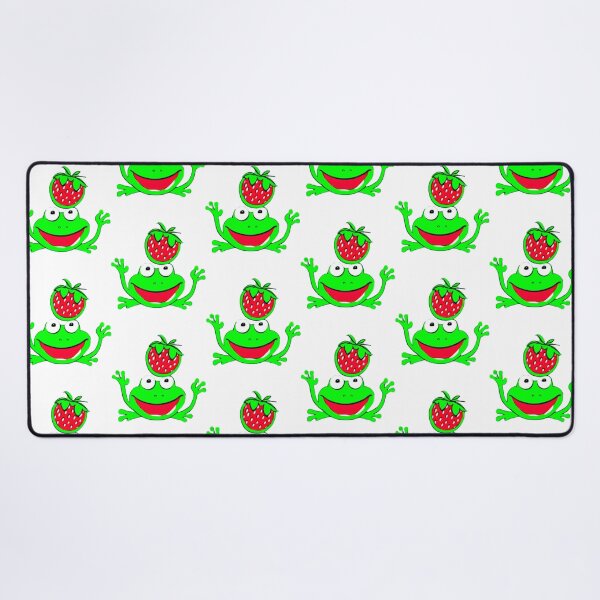 Item preview, happy frog with a strawberry designed and sold by takakamiyama.