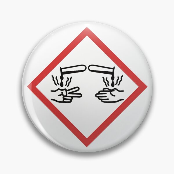 Item preview, Rock Paper Scissors Acid Hazard Symbol designed and sold by Science Lab Designs.