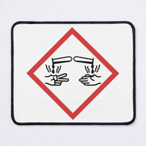 Item preview, Rock Paper Scissors Acid Hazard Symbol designed and sold by Science Lab Designs.