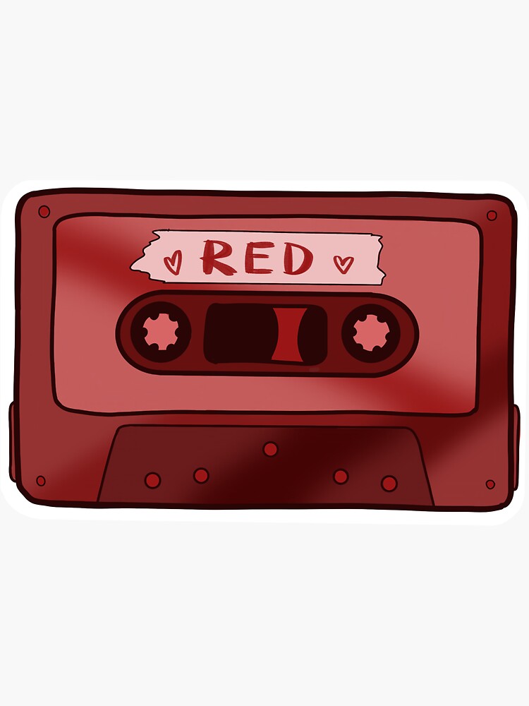 Pegatina for Sale con la obra «Paquete de pegatinas del álbum RED