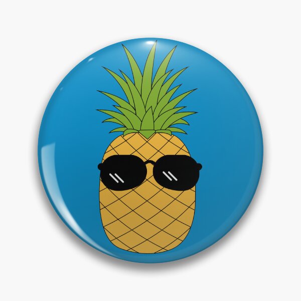 Item preview, Pineapple Clip Art Sticker designed and sold by Swobodzio.