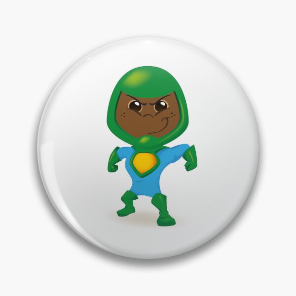 Item preview, Boy person in an eco-friendly super hero uniform. Ideal for educational, didactic and institutional material. designed and sold by LucianoCosmo.