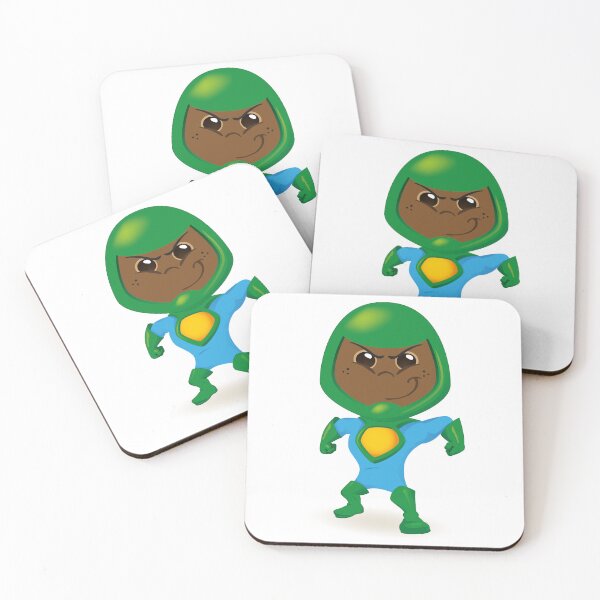 Item preview, Boy person in an eco-friendly super hero uniform. Ideal for educational, didactic and institutional material. designed and sold by LucianoCosmo.