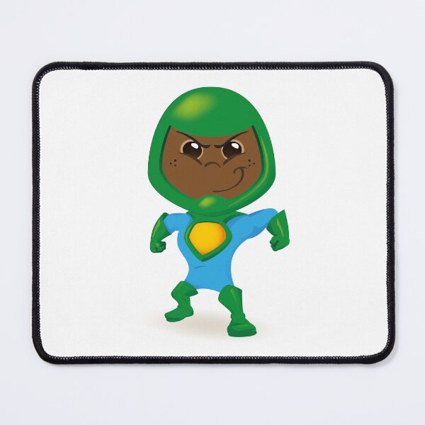 Item preview, Boy person in an eco-friendly super hero uniform. Ideal for educational, didactic and institutional material. designed and sold by LucianoCosmo.