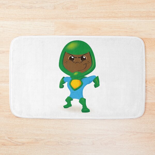 Item preview, Boy person in an eco-friendly super hero uniform. Ideal for educational, didactic and institutional material. designed and sold by LucianoCosmo.