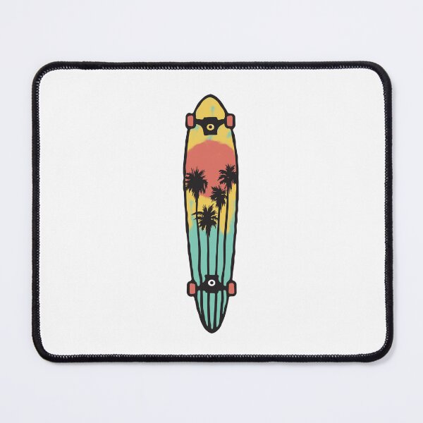 Item preview, Longboard with palms designed and sold by xcosmax.