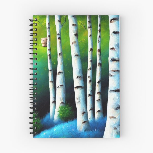 Item preview, Birches Landscape Forest designed and sold by Aestheticlanart.