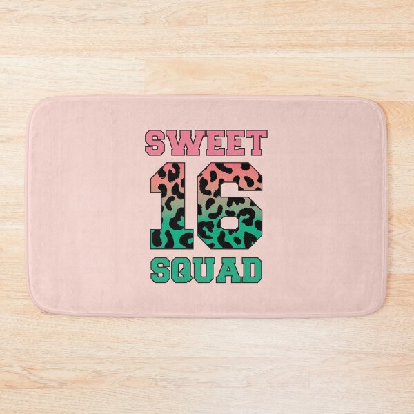 Item preview, Sweet 16 Squad Birthday Typography designed and sold by bolimj.