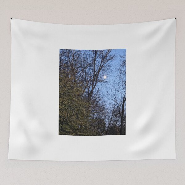 Item preview, Early Evening Autumn Moonlight Sky designed and sold by UPNortheren.