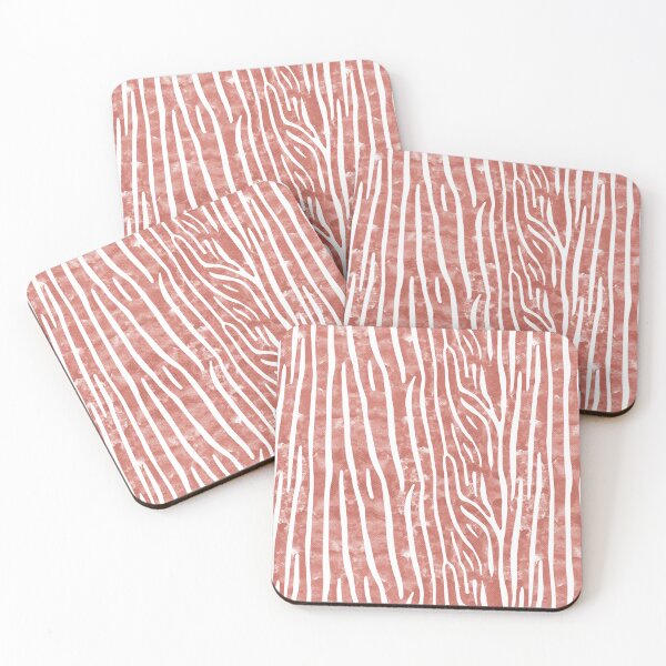 Item preview, Peach Zebra Watercolor Pattern designed and sold by OutcastBrain.