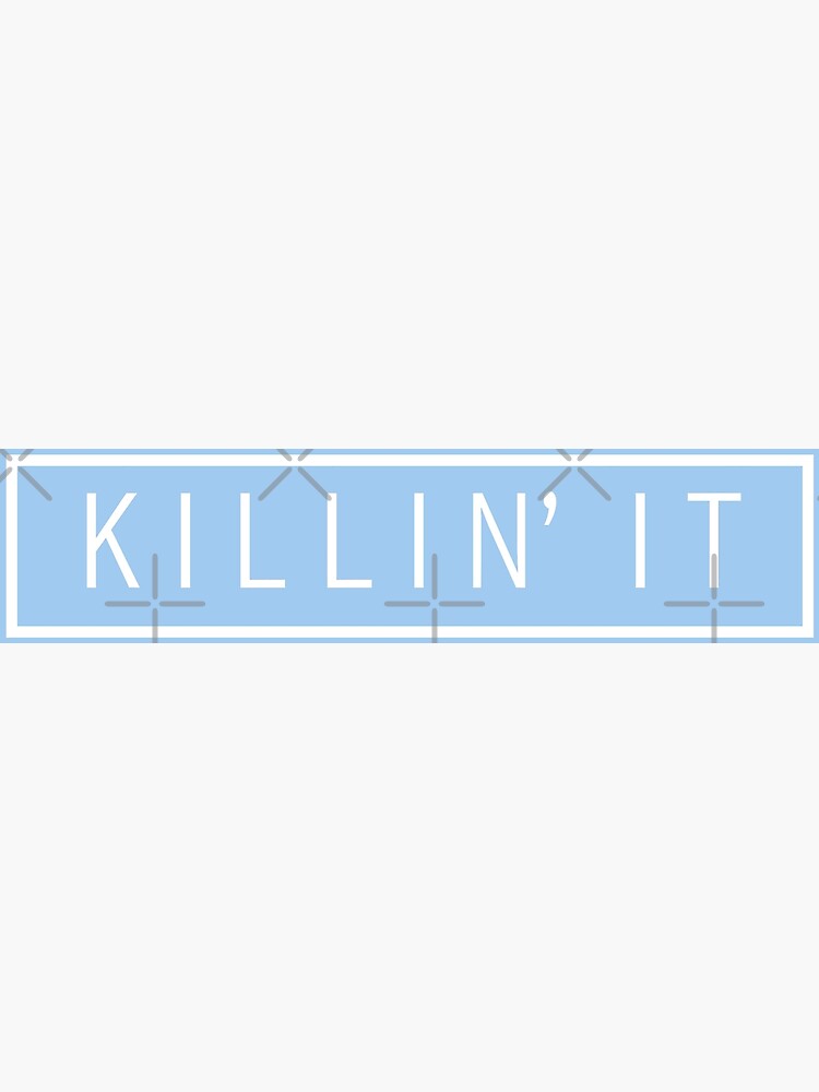 killin' it - pastel blue by glorialam