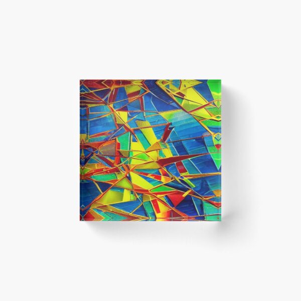 Item preview, Abstract vivid color mosaic designed and sold by calibrit.
