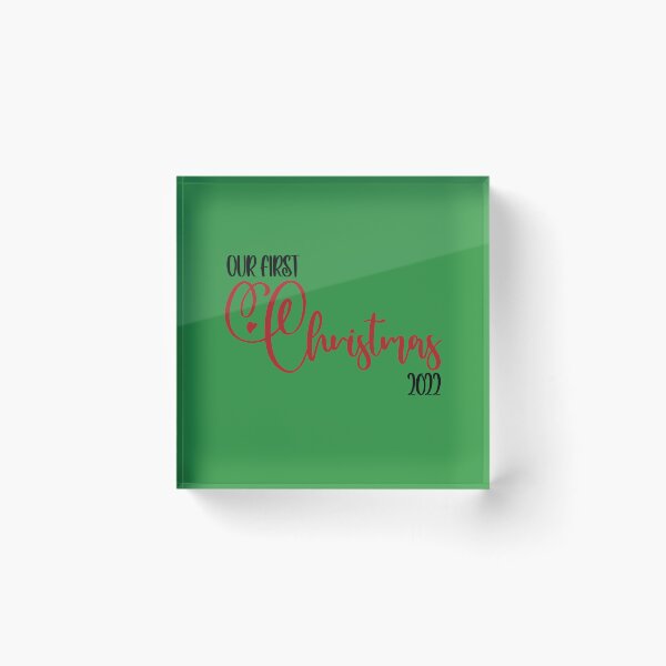 Item preview, Our First Christmas 2022 designed and sold by BeaSchoney.