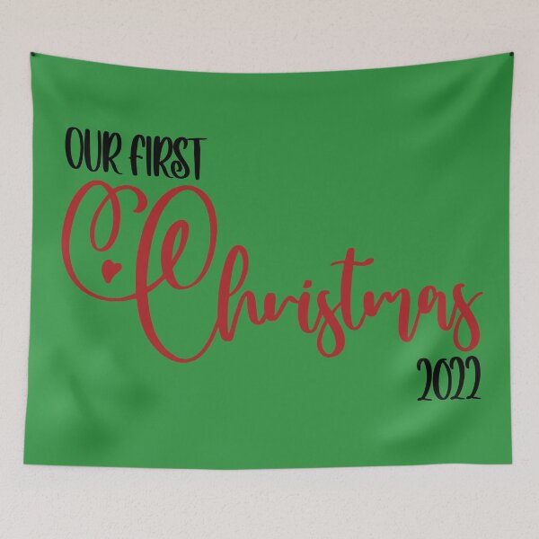 Item preview, Our First Christmas 2022 designed and sold by BeaSchoney.